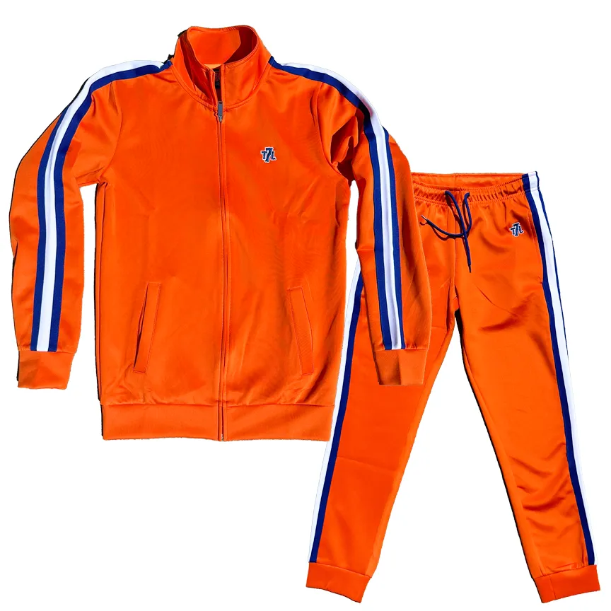 The 7 Line T7L Racing Stripe | Track Suit (Orange)