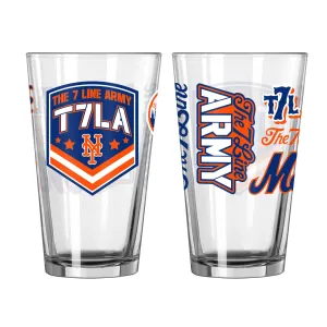 The 7 Line x Mets 16oz Pint Glass
