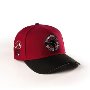 TORONTO BLUE JAYS DOUBLE DOUBLE 9FOURTY A-FRAME SNAPBACK HAT