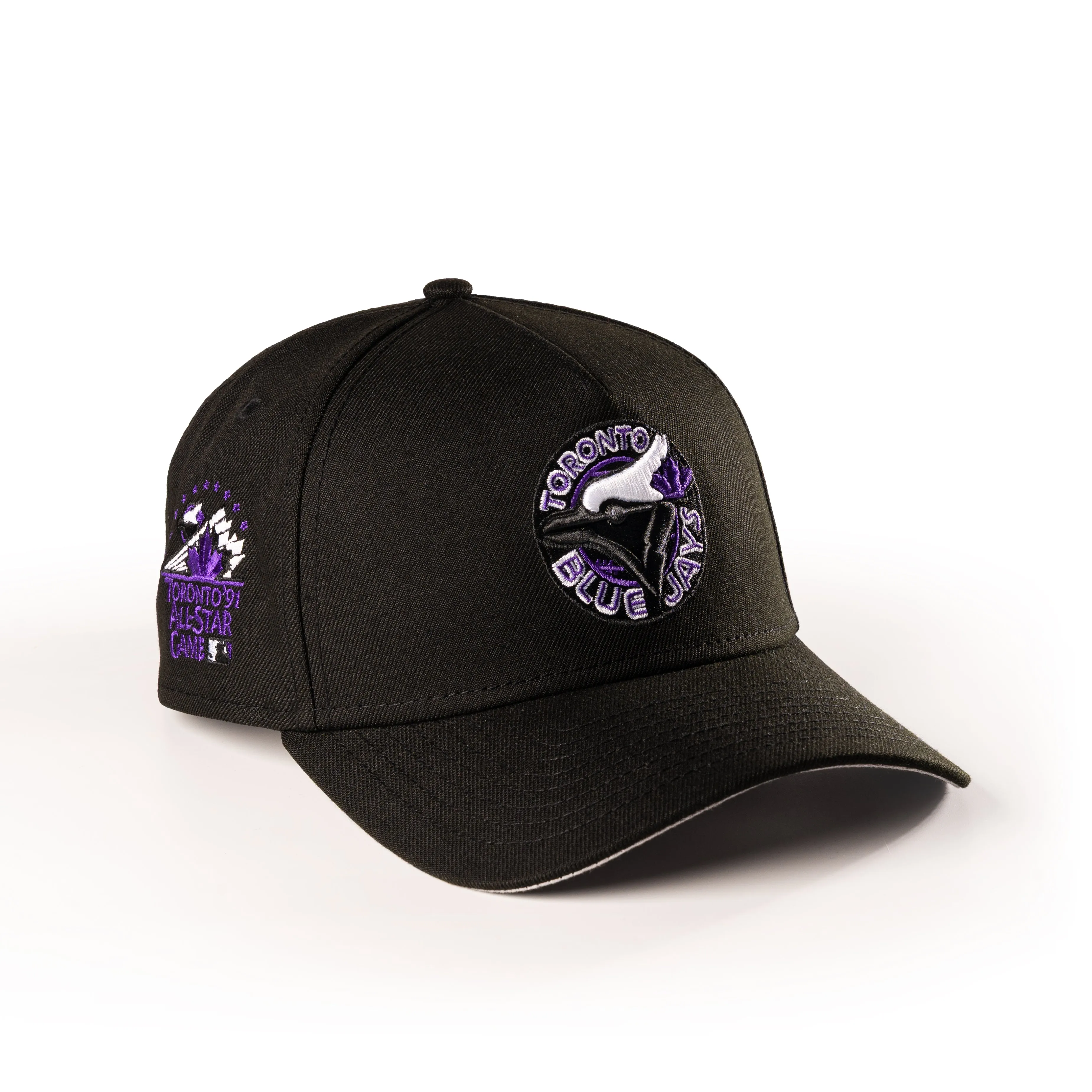 TORONTO BLUE JAYS JET BLACK 91 ALL STAR 9FOURTY A-FRAME SNAPBACK HAT