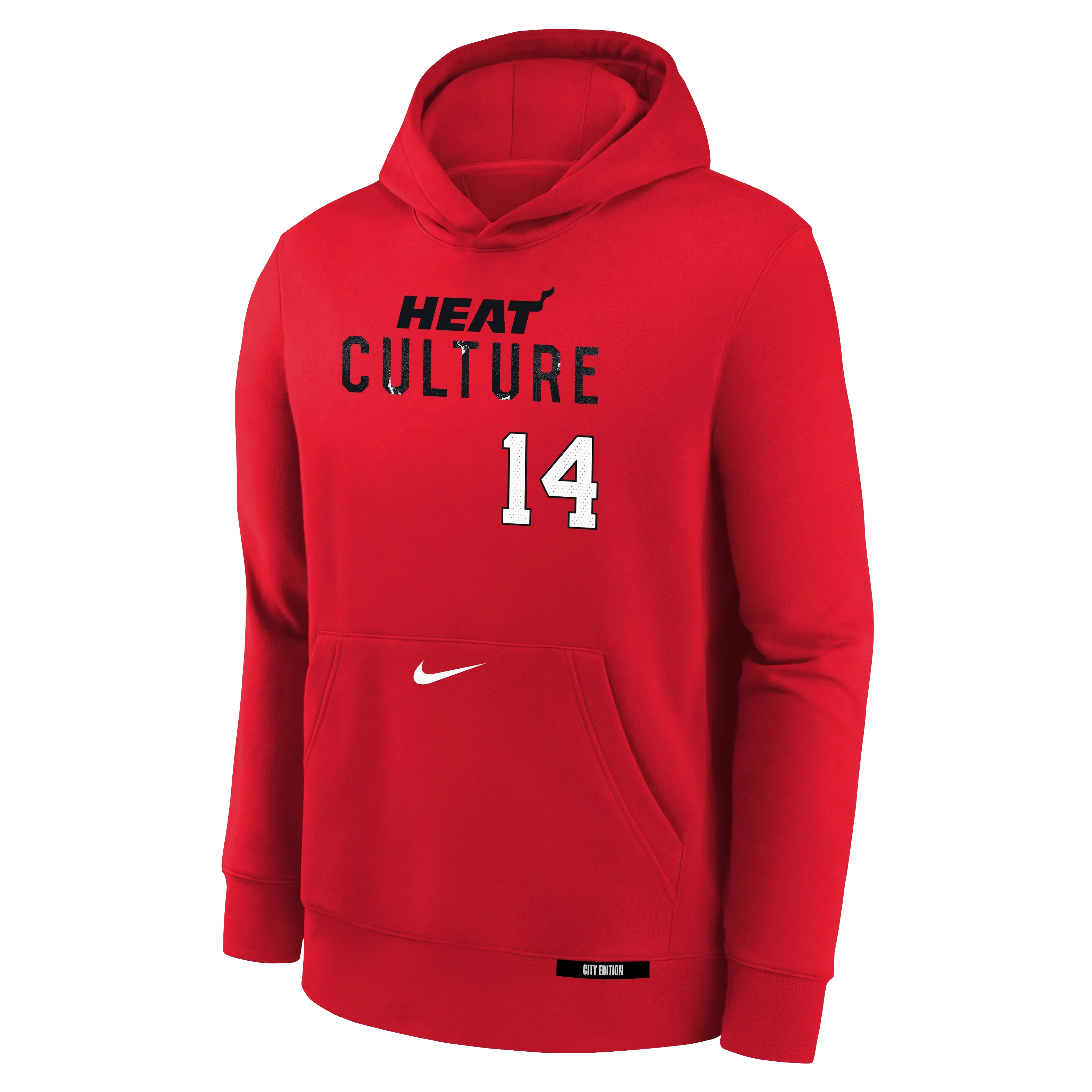 Tyler Herro Nike HEAT Culture: Blood Red Name & Number Youth Hoodie