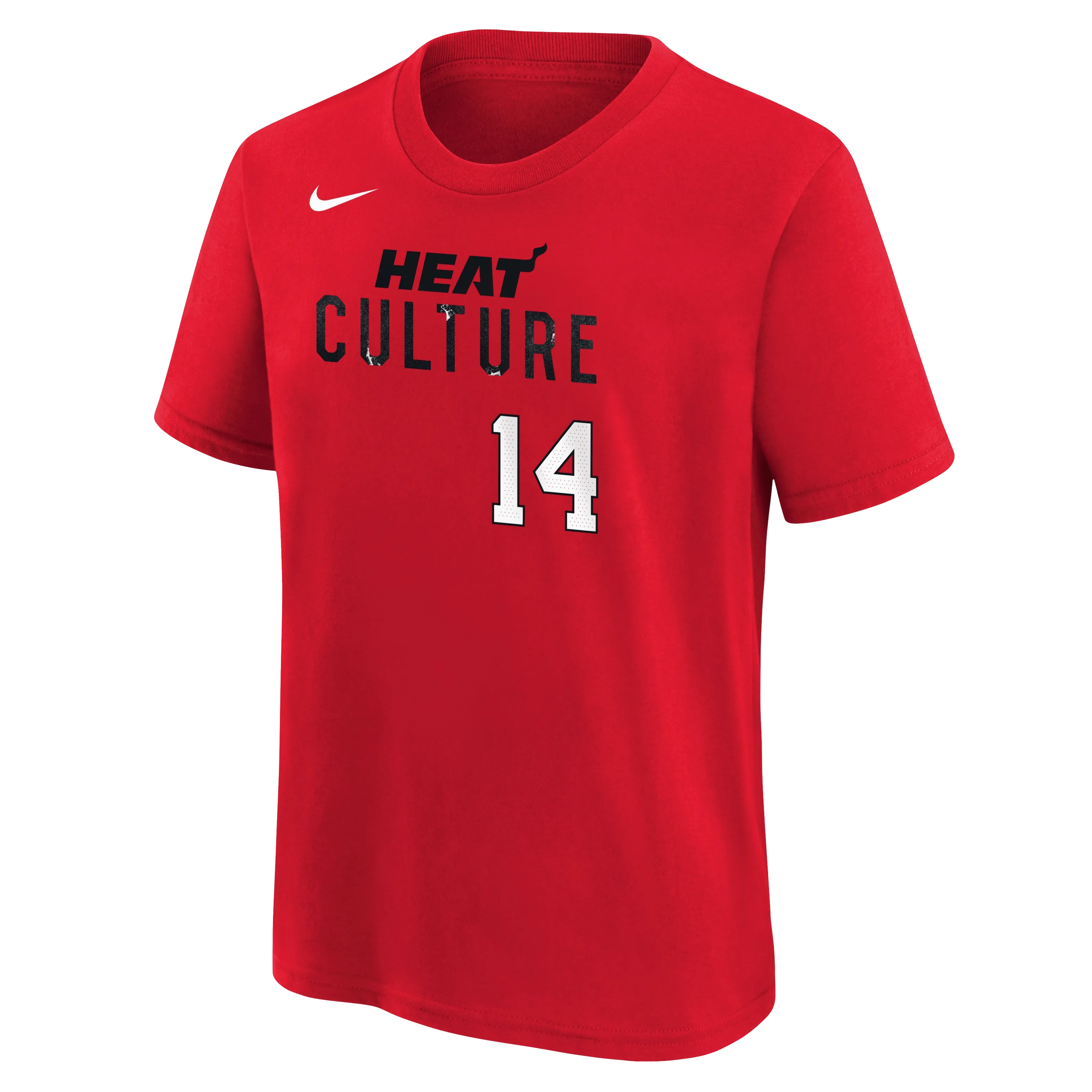 Tyler Herro Nike HEAT Culture: Blood Red Name & Number Youth Tee