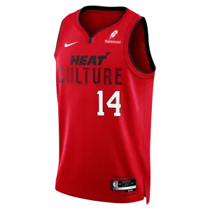 Tyler Herro Nike HEAT Culture: Blood Red Youth Swingman Jersey