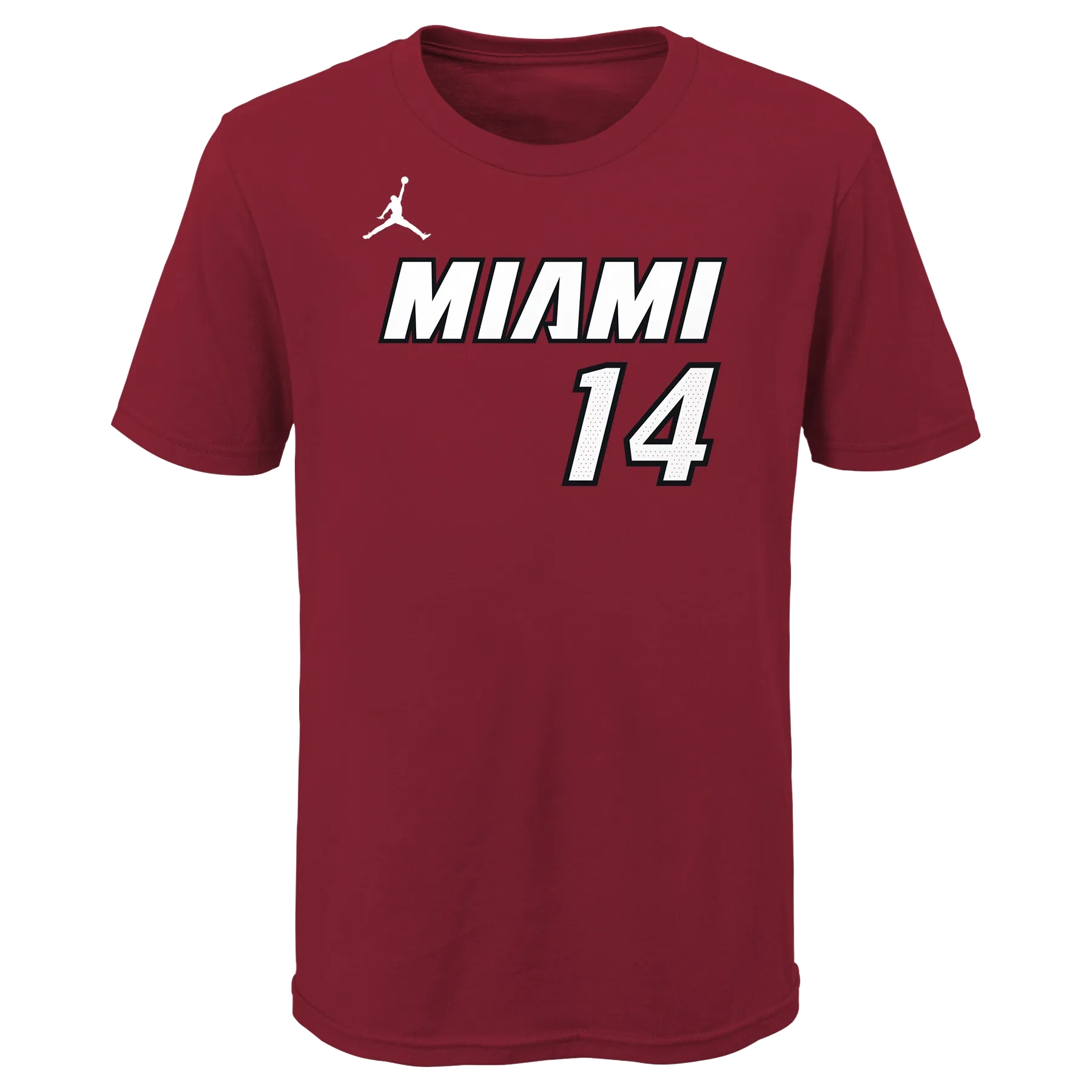 Tyler Herro Nike Jordan Brand Statement Red Name & Number Youth Tee