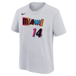 Tyler Herro Nike Miami Mashup Vol. 2 Name & Number Youth Tee