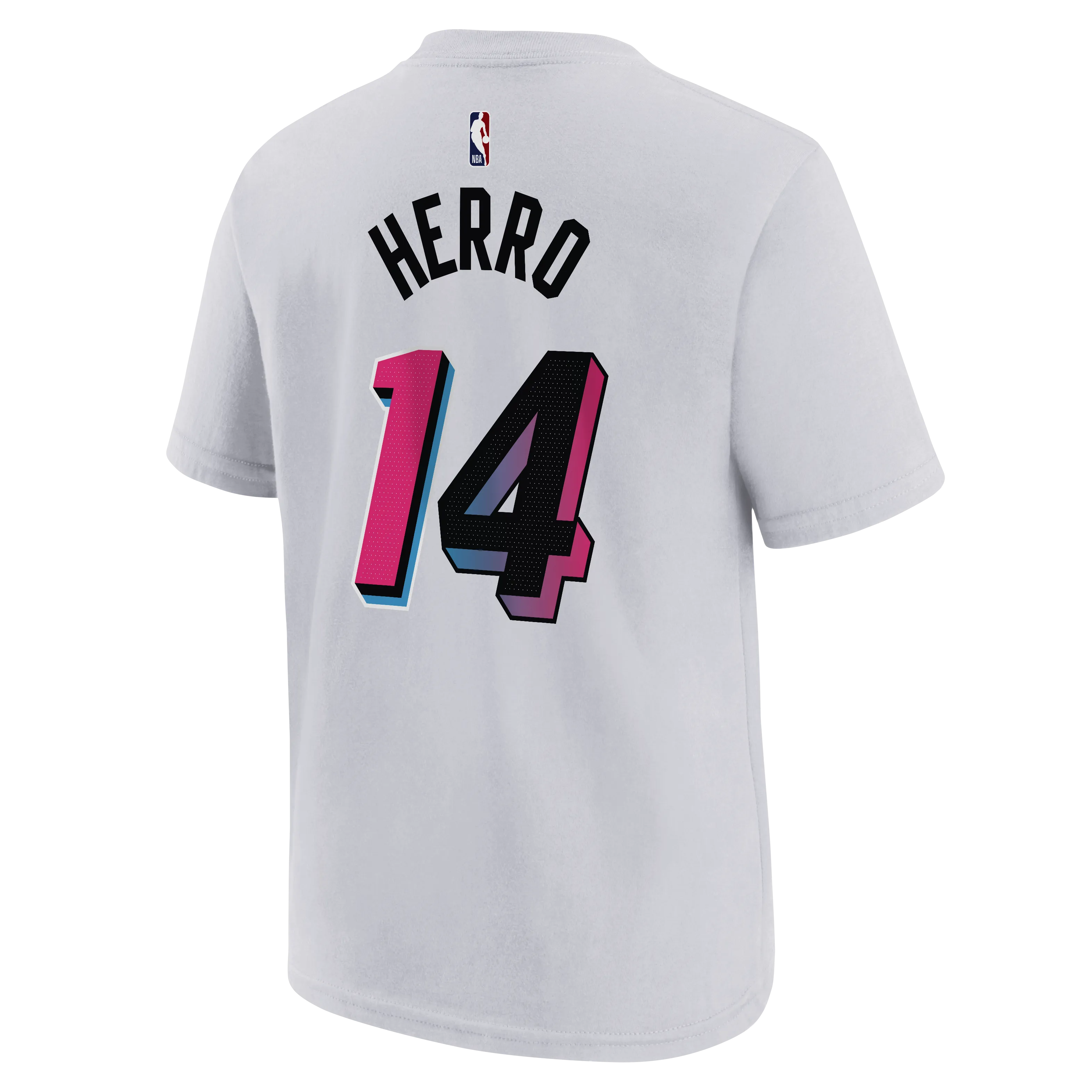 Tyler Herro Nike Miami Mashup Vol. 2 Name & Number Youth Tee