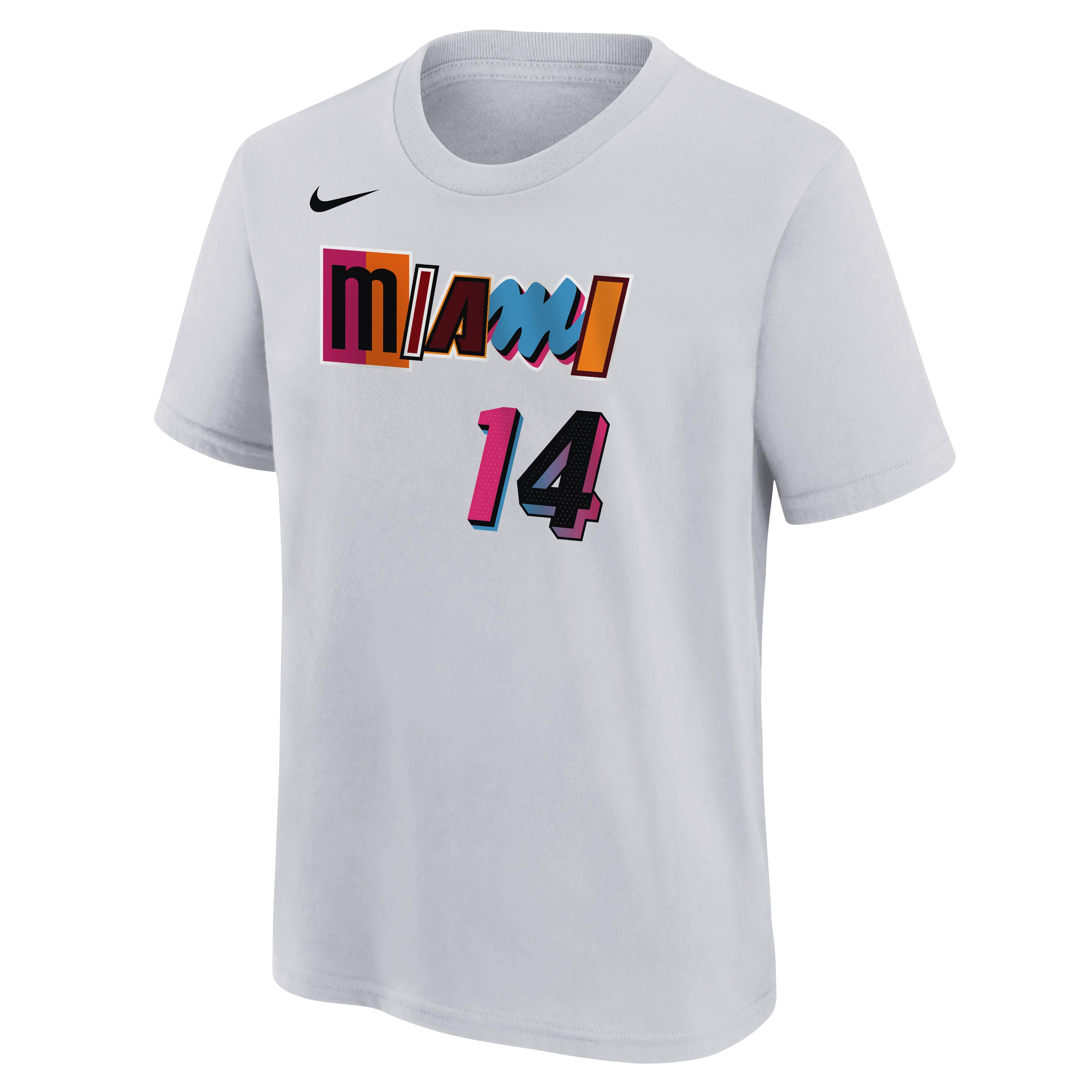 Tyler Herro Nike Miami Mashup Vol. 2 Name & Number Youth Tee