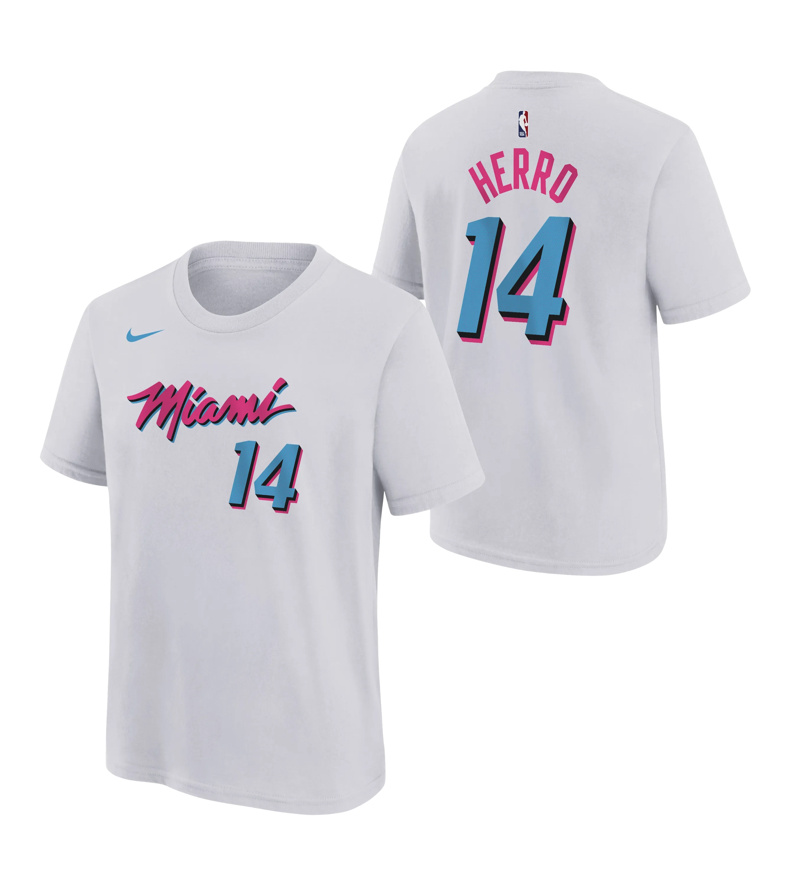 Tyler Herro Nike Original Vice Name & Number Youth Tee