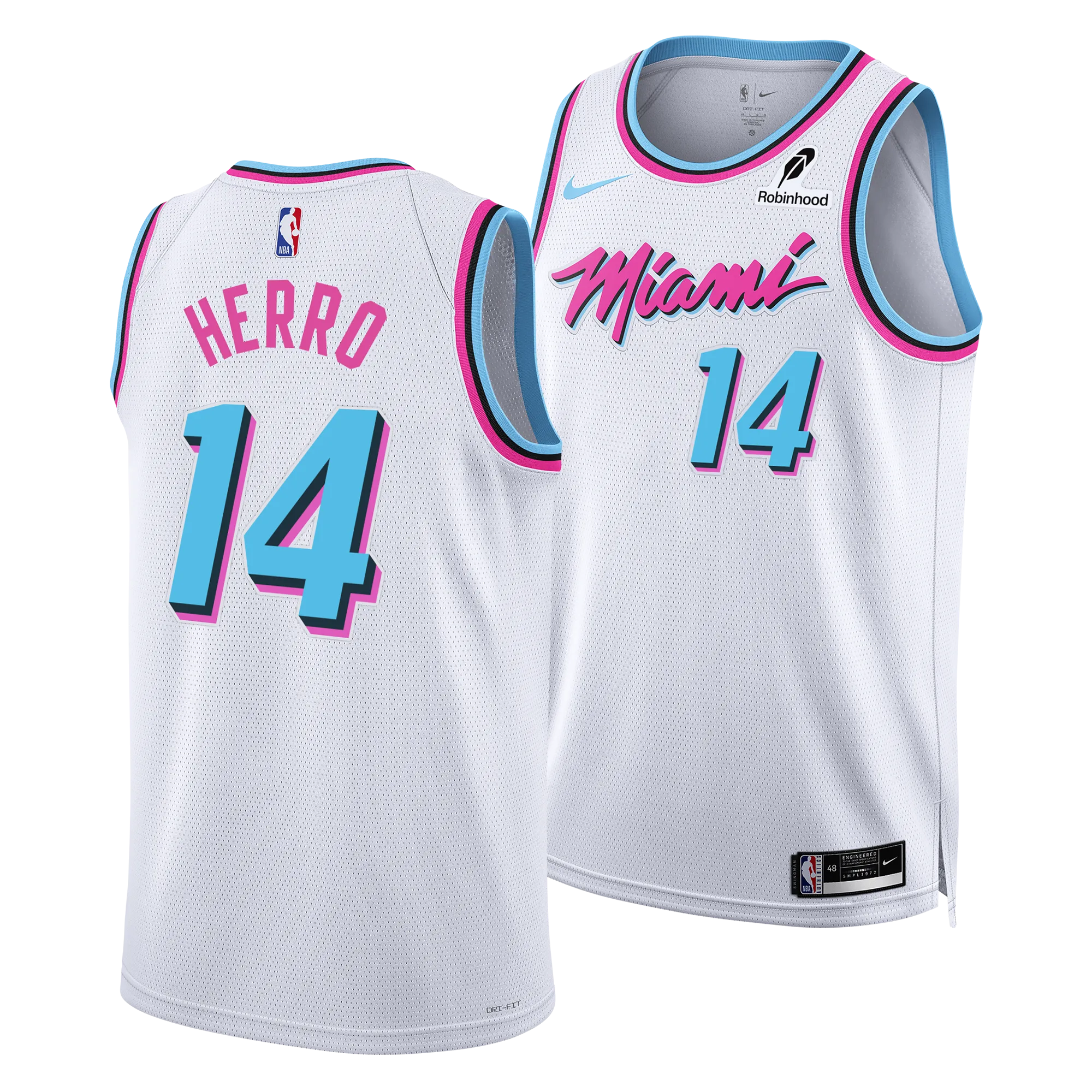 Tyler Herro Nike Original Vice Youth Swingman Jersey
