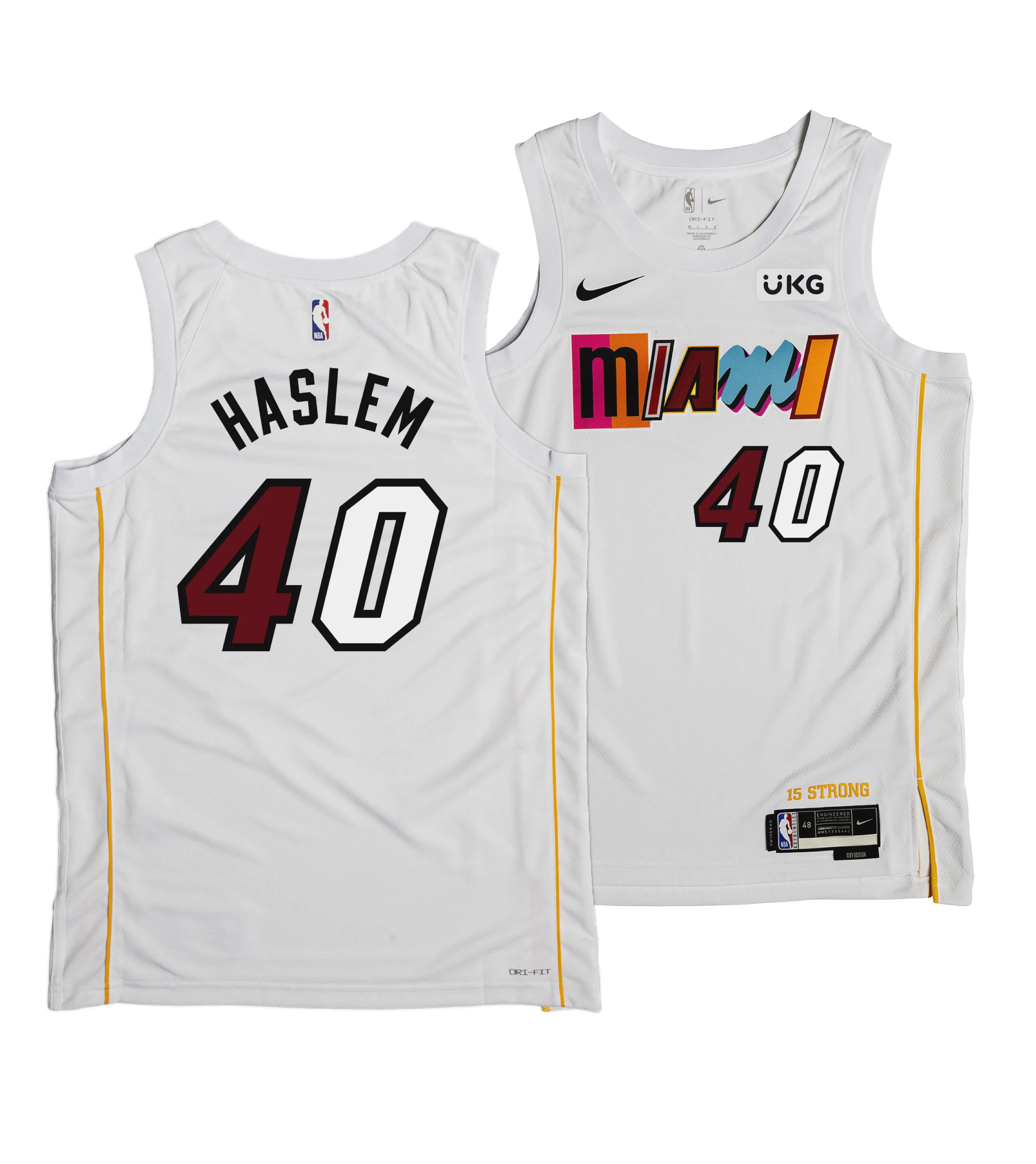 Udonis Haslem Nike Miami Mashup Vol. 2 Youth Swingman Jersey - Player's Choice