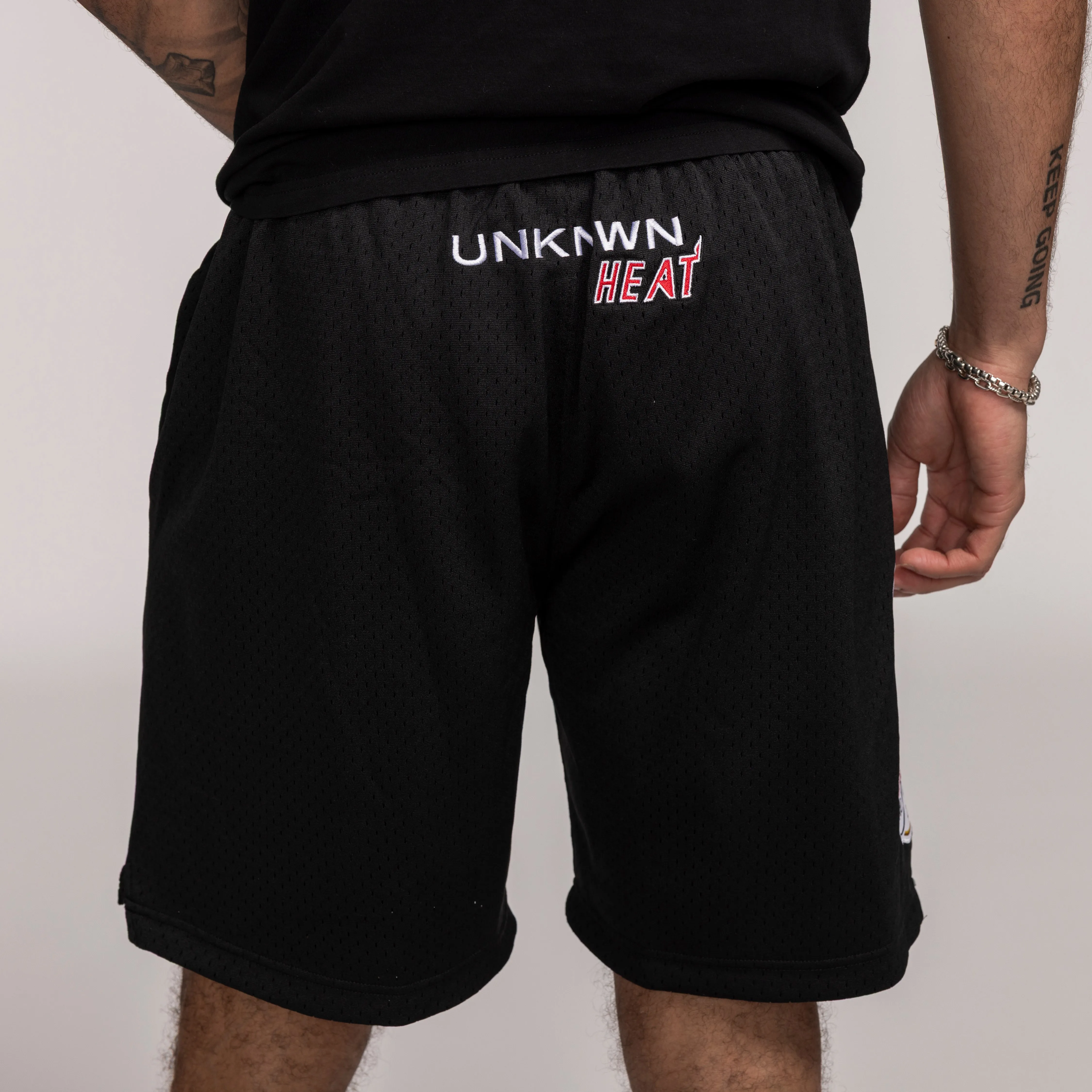 UNKNWN X Mitchell and Ness X Miami HEAT My Towns Fashion Shorts