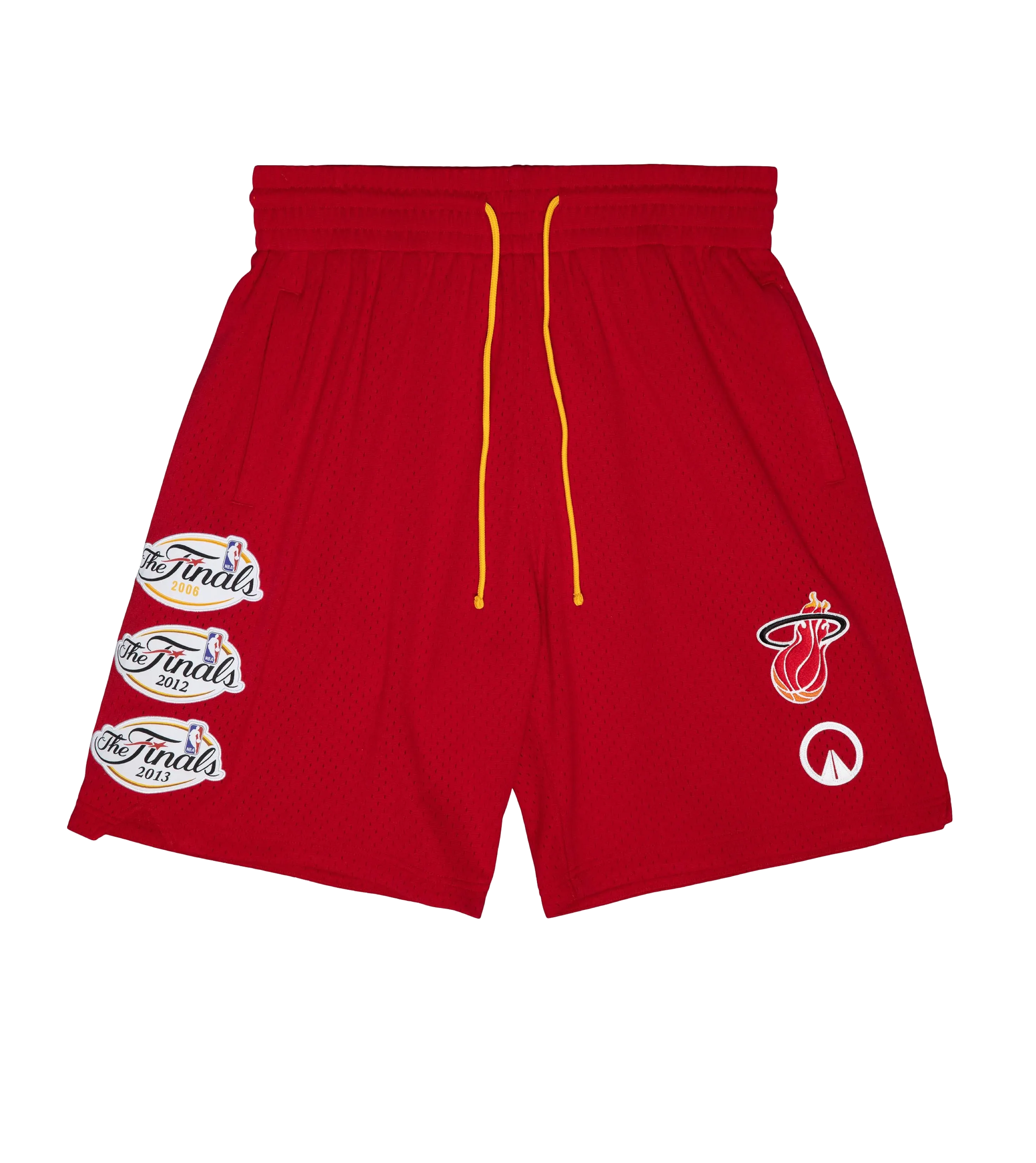 UNKNWN X Mitchell and Ness X Miami HEAT My Towns Red Fashion Shorts