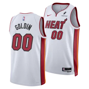Vladislav Goldin Nike Miami HEAT Association White Swingman Jersey