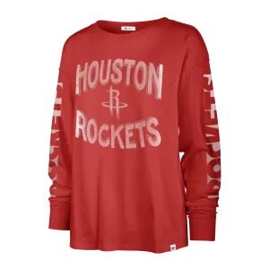 Women's Houston Rockets '47 Cloud Nine Long-Sleeve T-Shirt