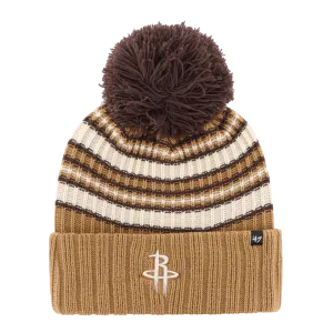 Women's Houston Rockets '47 Espresso Pom Cuffed Knit Beanie