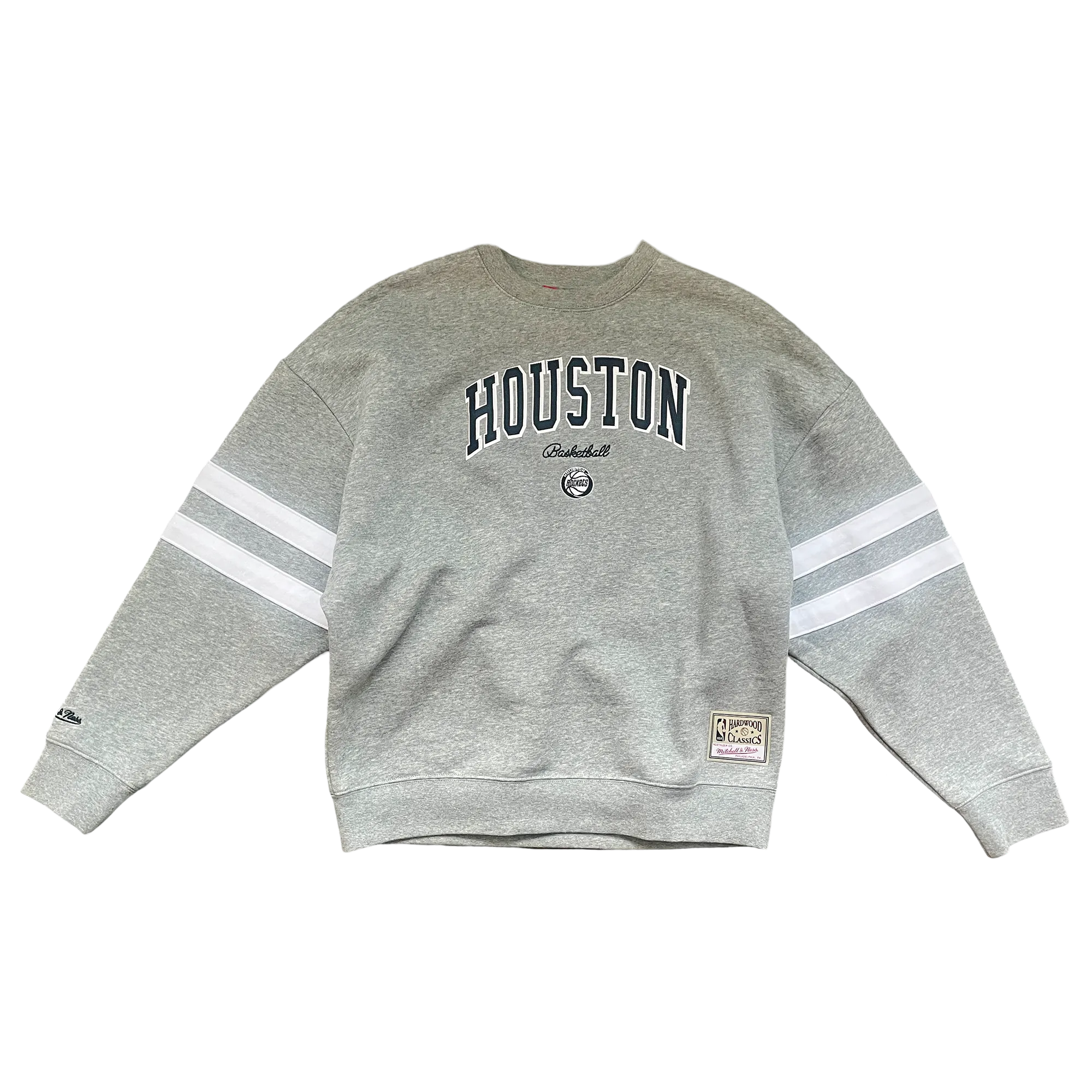 Women's Houston Rockets Mitchell & Ness HWC Crewneck Sweatshirt