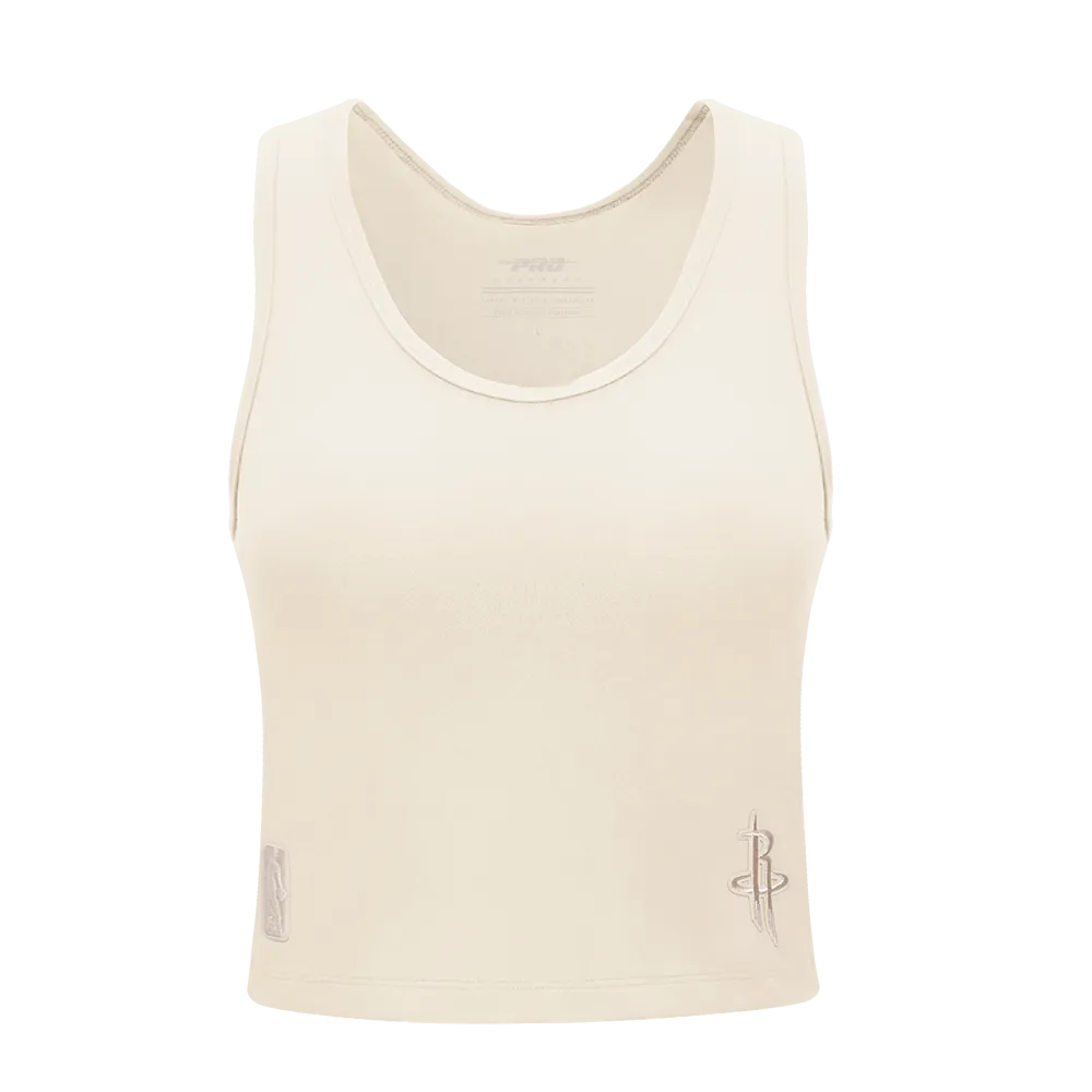 Women's Houston Rockets Pro Standard Racer White Tank Top