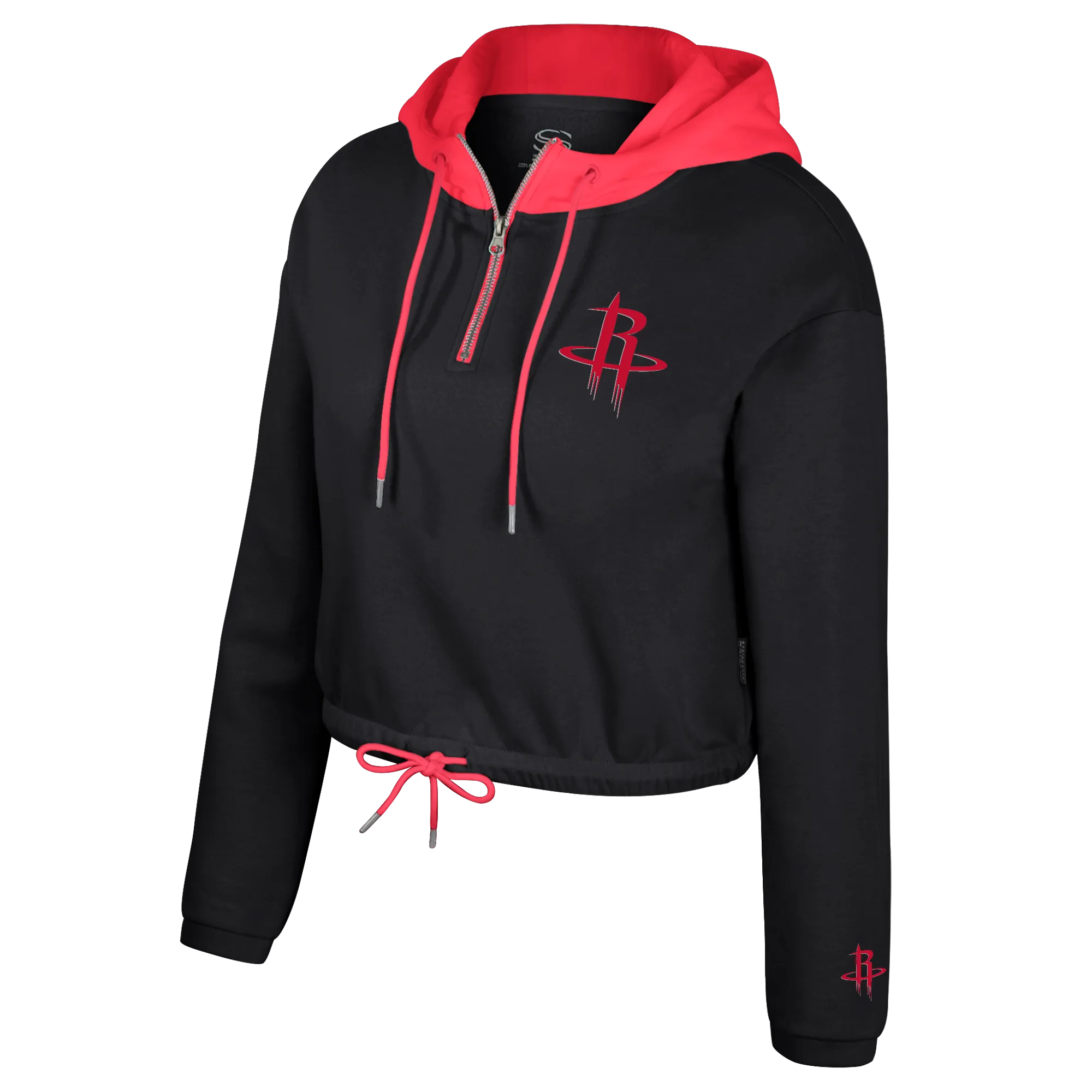 Women's Houston Rockets Stadium Essentials Game Plan 1/4 Zip Hoodie